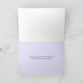 美しい花トレンディー誕生日カード カード (内部)