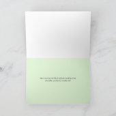 美しい花トレンディー誕生日カード カード (内部)