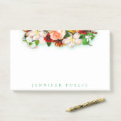 美しい花バラカラフルフローラ水色 ポストイット (デスク)