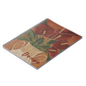 美しい花パーソナライズされた手帳 ノートブック (左側)