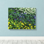 美しい花フォトキャ独身のンバス キャンバスプリント (インサイチュ (ウッドフロア))