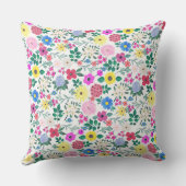 美しい花ボタニカルウォーター絵画の色 クッション (裏面)