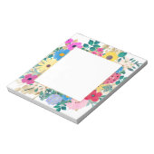 美しい花ボタニカルウォーター絵画の色 ノートパッド (回転)