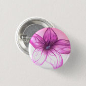 美しい花ボタン 缶バッジ (正面&裏面)