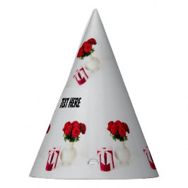 美しい花ポットカスタム文字工芸品 パーティーハット