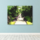 美しい花園路 キャンバスプリント (インサイチュ (ウッドフロア))