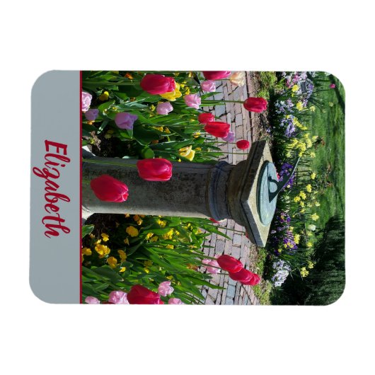 美しい花園 マグネット (横)