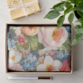 美しい花嫁と花婿のフラワーのウェディング 薄葉紙 (ギフト)