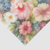 美しい花嫁と花婿のフラワーのウェディング 薄葉紙 (詳細)