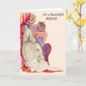 美しい花嫁のために カード (黄色い花)