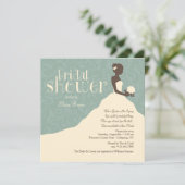 美しい花嫁のシャワー招待状 招待状 (スタンド正面)