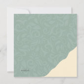 美しい花嫁のシャワー招待状 招待状 (裏面)