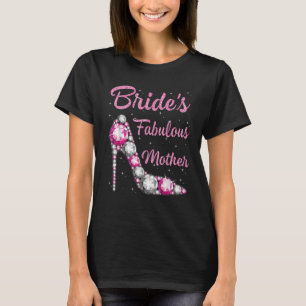 美しい花嫁の素晴らしい母結婚親の幸せ Tシャツ