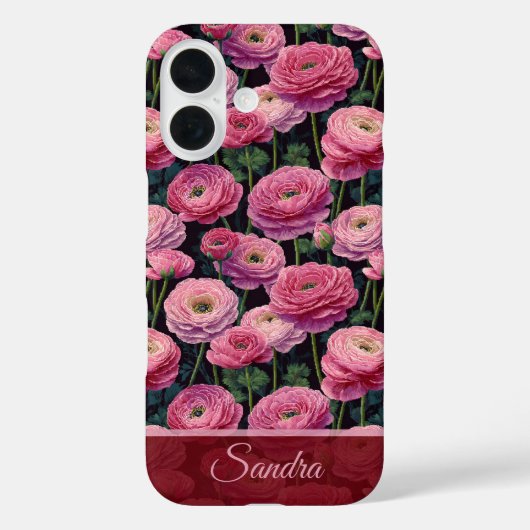 美しい花嫁の贈り物ラナンキュラスフラワーの名前 Case-Mate iPhoneケース (裏面)