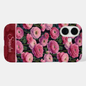 美しい花嫁の贈り物ラナンキュラスフラワーの名前 Case-Mate iPhoneケース (裏面 (横))