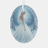 美しい花嫁クリスマスオーナメント2024 ガラスオーナメント (正面左)