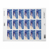 美しい花嫁差出人住所ラベル。 ラベル (フルシート)