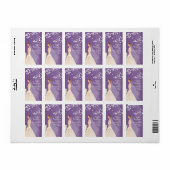 美しい花嫁差出人住所ラベル。 ラベル (フルシート)