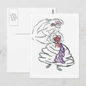 美しい花嫁 ポストカード (正面/裏面)