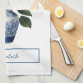 美しい花束あじさい キッチンタオル (四つ折り)