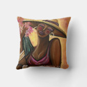 美しい花束の枕 クッション (裏面)