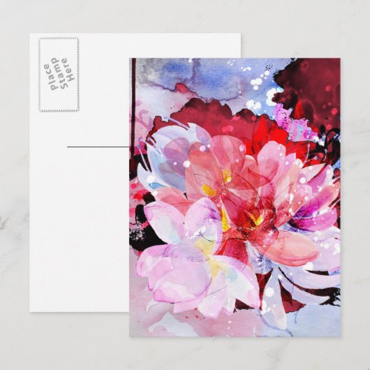 美しい花束 ポストカード (正面/裏面)