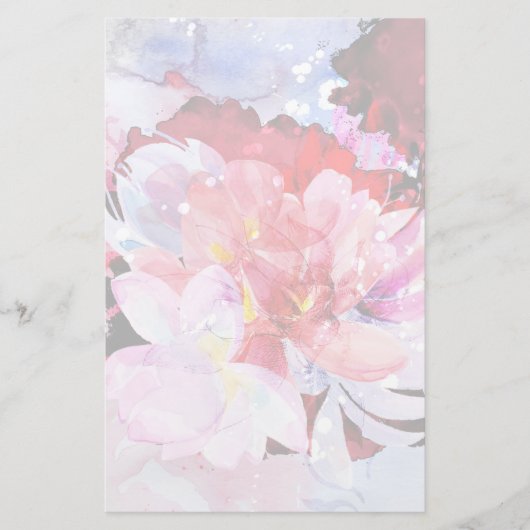 美しい花束 便箋 (正面)