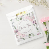 美しい花柄のスイートトリートお礼袋 フェイバーバッグ (封をした状態)