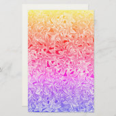 美しい花柄の筆記用紙 便箋 (正面/裏面)