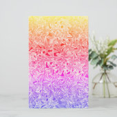 美しい花柄の筆記用紙 便箋 (スタンド正面)