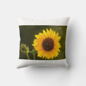 美しい花柄の装飾用クッション- enh クッション (裏面)