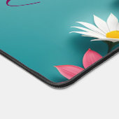 美しい花柄デスクマット デスクマット (コーナー)