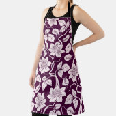 美しい花柄 エプロン (インサイチュ)