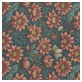 美しい花柄 ファブリック (クローズアップ)