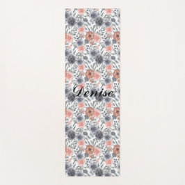 美しい花柄 ヨガマット