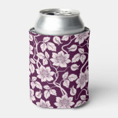 美しい花柄 缶クーラー (缶正面)