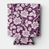 美しい花柄 缶クーラー (正面)