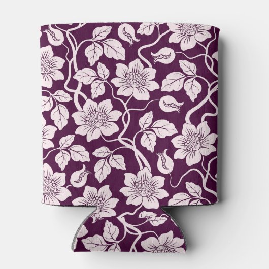 美しい花柄 缶クーラー (裏面)