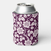 美しい花柄 缶クーラー (缶裏面)