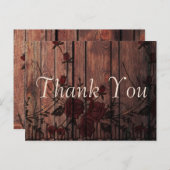 美しい花模様のフェイクレース お礼カード ポストカード (正面/裏面)