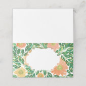 美しい花水彩色絵画座席表 プレイスカード (外部開封)