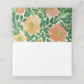 美しい花水彩色絵画座席表 プレイスカード (内部開封)