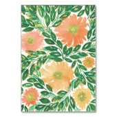 美しい花水色絵画のテーブル番号 テーブルナンバー (裏面)