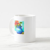 美しい花瓶 コーヒーマグカップ (正面左)