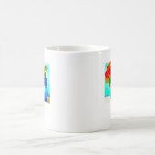 美しい花瓶 コーヒーマグカップ (中央)