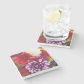 美しい花石コースター ストーンコースター (横)