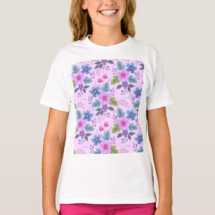 美しい花花の花柄–36841 Tシャツ