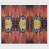 美しい花葉のアートラッピング紙 ラッピングペーパー (フラット)