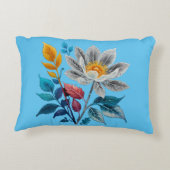 美しい花葉や アクセントクッション (裏面)