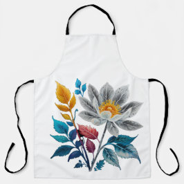 美しい花葉や エプロン